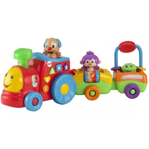 Паровозик ученого щенка Смейся и учись Fisher price Паровозик ученого щенка Смейся и учись Fisher price